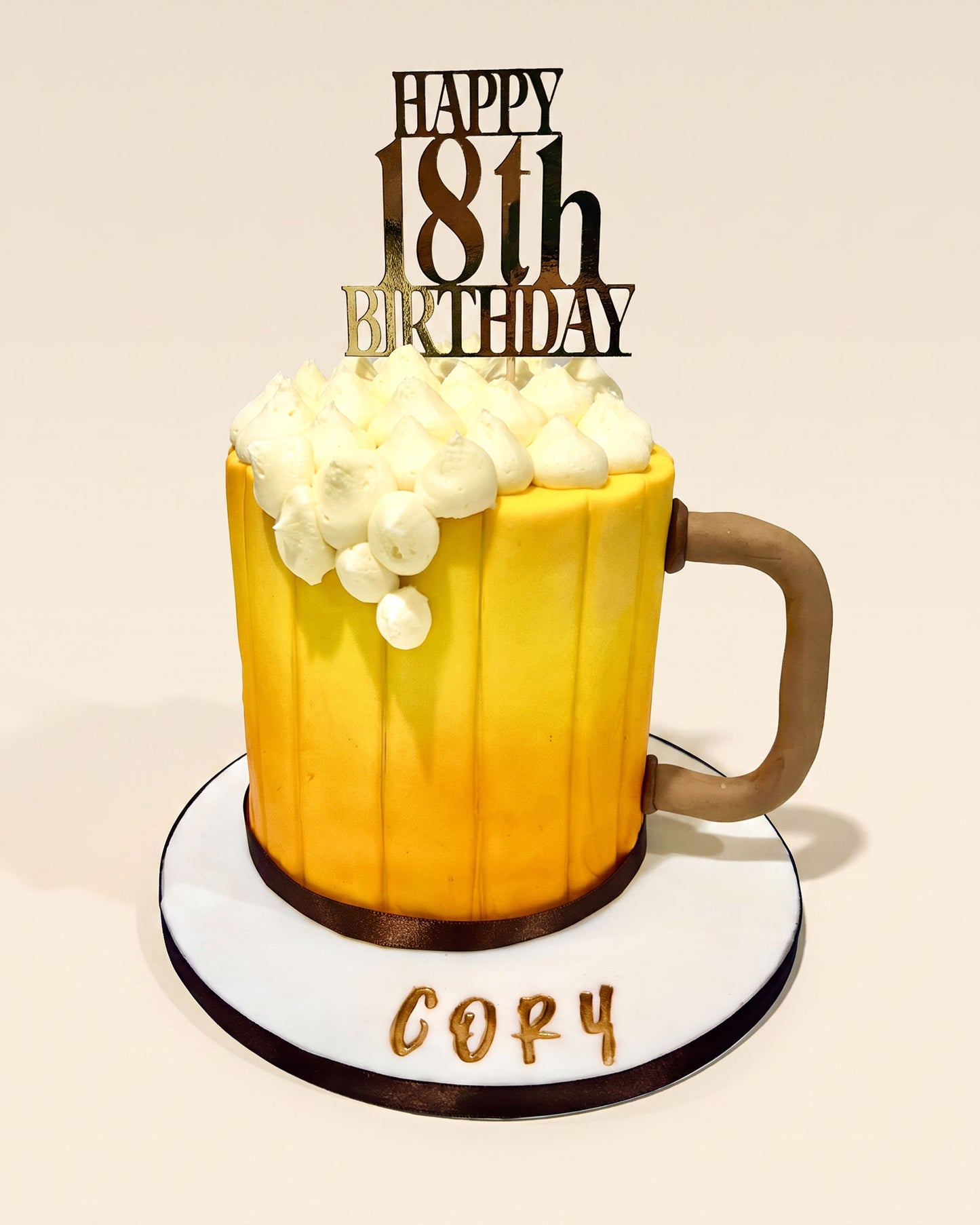 Beer Mug Novelty Cake